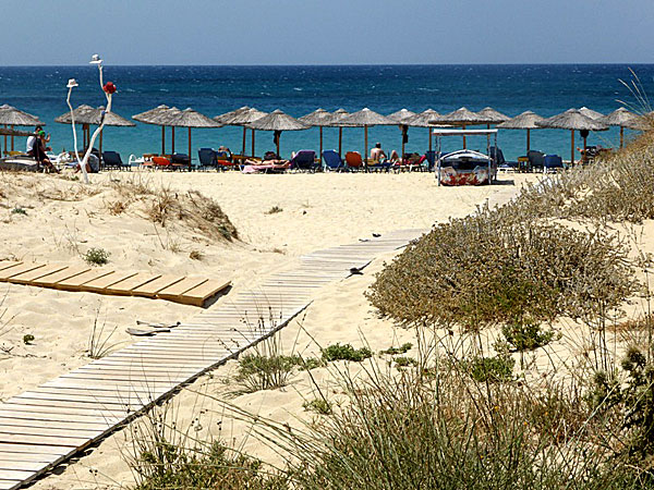 Hattstranden" på Plaka. Naxos,