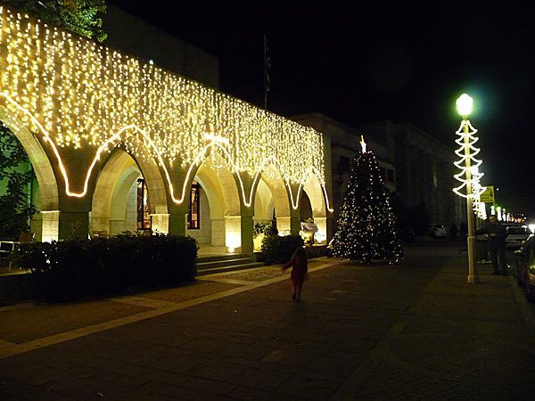 Den stora granen i Mandraki. Rhodos.