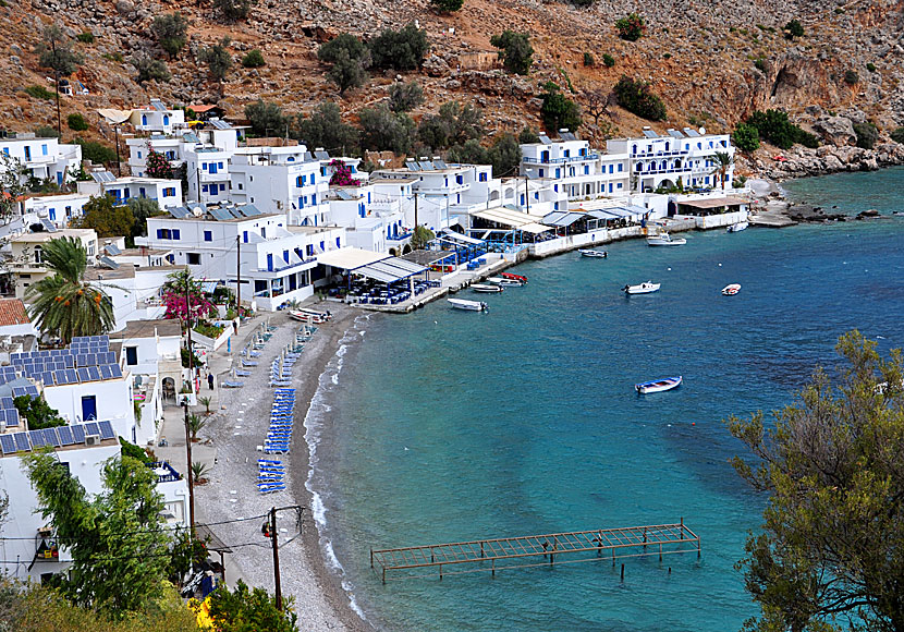 Loutro på södra Kreta i oktober och november